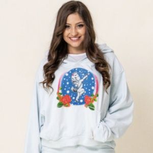 🪐 BOYS LIE- SPACE CADET BLUE HOODIE NWT